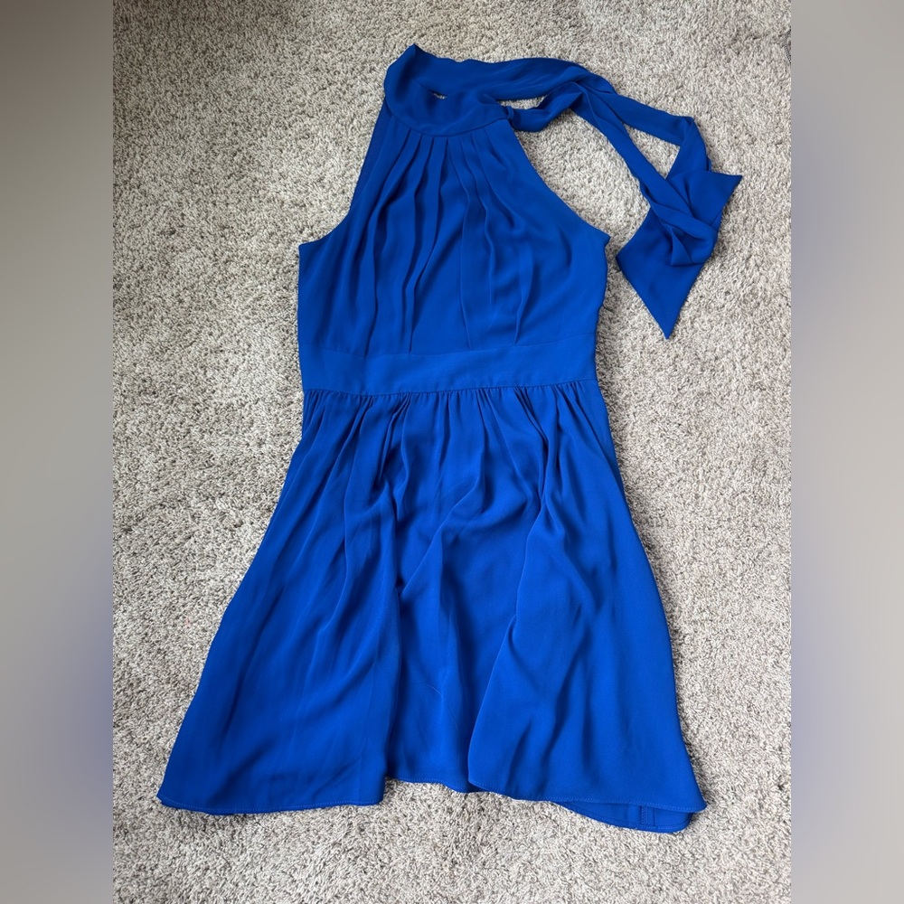 Express Colbat Blue Mini Shift Dress